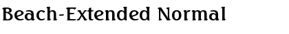 Download Beach-Extended Normal Font Title Preview