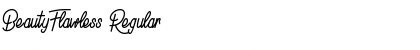 Download BeautyFlawless Regular Font Title Preview