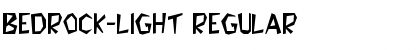 Download Bedrock-Light Regular Font Title Preview