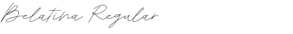 Download Belatina Regular Font Title Preview