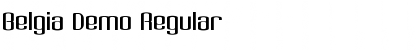 Download Belgia Demo Regular Font Title Preview