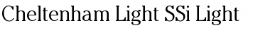 Download Cheltenham Light SSi Light Font Title Preview