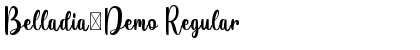Download Belladia-Demo Regular Font Title Preview