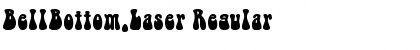 Download BellBottom.Laser Regular Font Title Preview
