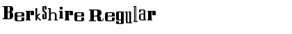 Download Berkshire Regular Font Title Preview