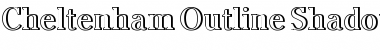 Download Cheltenham Outline Shadow Regular Font Title Preview