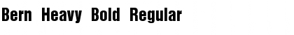 Download Bern Heavy Bold Regular Font Title Preview