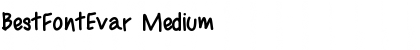 Download BestFontEvar Medium Font Title Preview