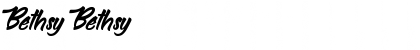 Download Bethsy Bethsy Font Title Preview