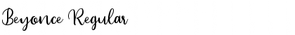 Download Beyonce Regular Font Title Preview