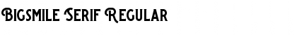 Download Bigsmile Serif Regular Font Title Preview