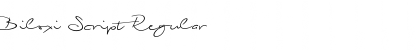 Download Biloxi Script Regular Font Title Preview