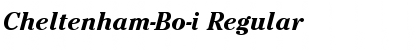 Download Cheltenham-Bo-i Regular Font Title Preview