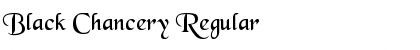 Download Black Chancery Regular Font Title Preview