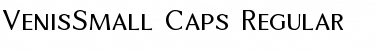 Download VenisSmall Caps Regular Regular Font