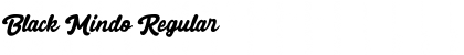 Download Black Mindo Regular Font Title Preview