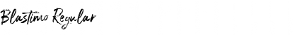 Download Blastimo Regular Font Title Preview