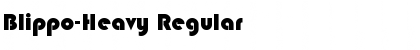 Download Blippo-Heavy Regular Font Title Preview