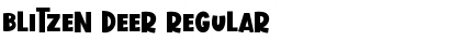 Download Blitzen Deer Regular Font Title Preview