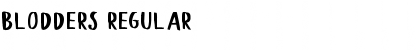 Download Blodders Regular Font Title Preview
