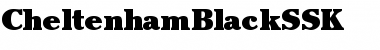 Download CheltenhamBlackSSK Regular Font Title Preview