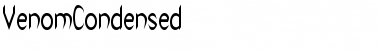 Download VenomCondensed Regular Font Title Preview