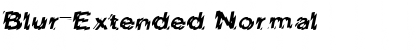 Download Blur-Extended Normal Font Title Preview