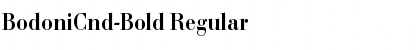 Download BodoniCnd-Bold Regular Font Title Preview