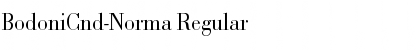 Download BodoniCnd-Norma Regular Font Title Preview