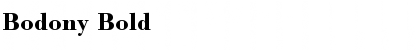 Download Bodony Bold Font Title Preview