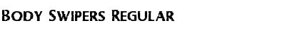 Download Body Swipers Regular Font Title Preview