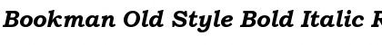 Download Bookman Old Style Bold Italic Regular Font Title Preview