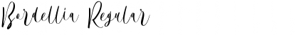 Download Bordellia Regular Font Title Preview