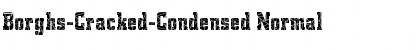 Download Borghs-Cracked-Condensed Normal Font Title Preview