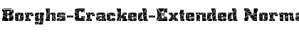 Download Borghs-Cracked-Extended Normal Font Title Preview