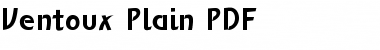 Download Ventoux Plain Regular Font