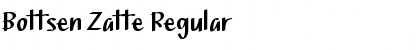 Download Bottsen Zatte Regular Font Title Preview