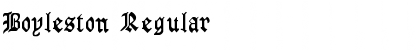 Download Boyleston Regular Font Title Preview