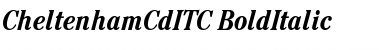Download CheltenhamCdITC Bold Italic Font Title Preview