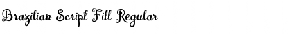 Download Brazilian Script Fill Regular Font Title Preview