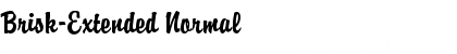 Download Brisk-Extended Normal Font Title Preview