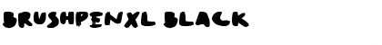 Download BrushPenXL Black Font Title Preview