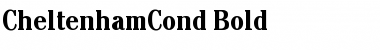 Download CheltenhamCond Bold Font Title Preview