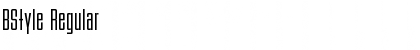 Download BStyle Regular Font Title Preview