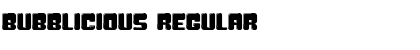 Download Bubblicious Regular Font Title Preview