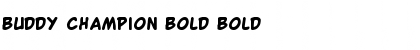 Download Buddy Champion Bold Bold Font Title Preview