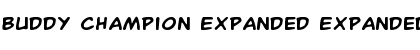Download Buddy Champion Expanded Expanded Font Title Preview