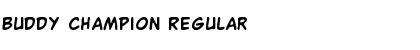 Download Buddy Champion Regular Font Title Preview