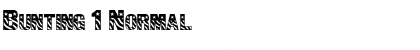 Download Bunting 1 Normal Font Title Preview