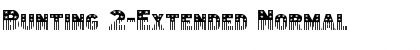 Download Bunting 2-Extended Normal Font Title Preview